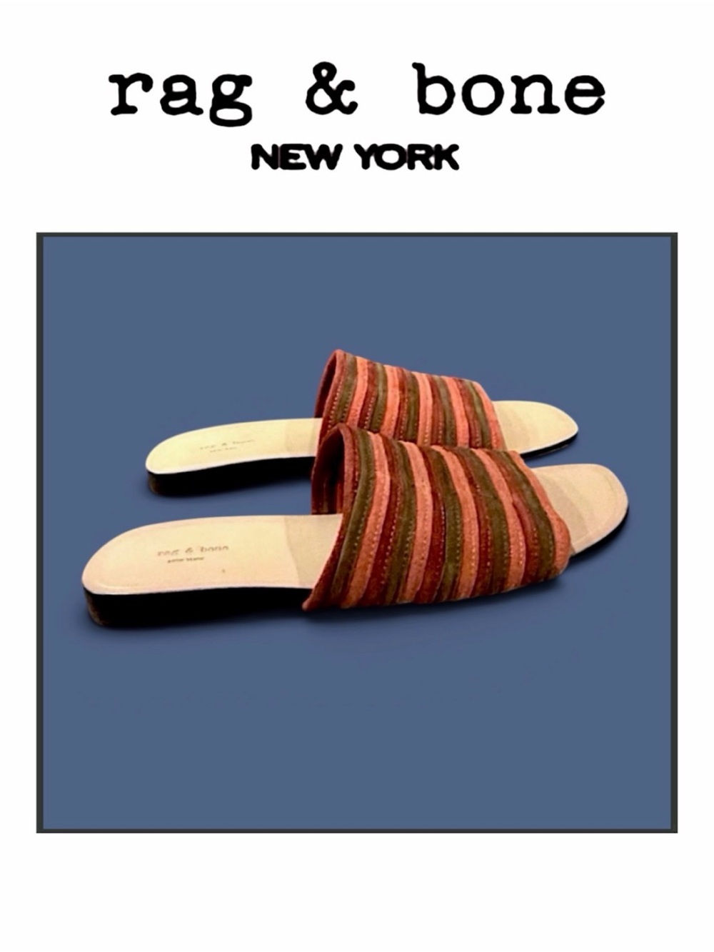 Rag & Bone Cameron Suede Slide Sandals